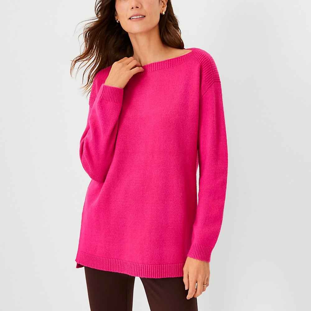 Boatneck Tunic Sweater